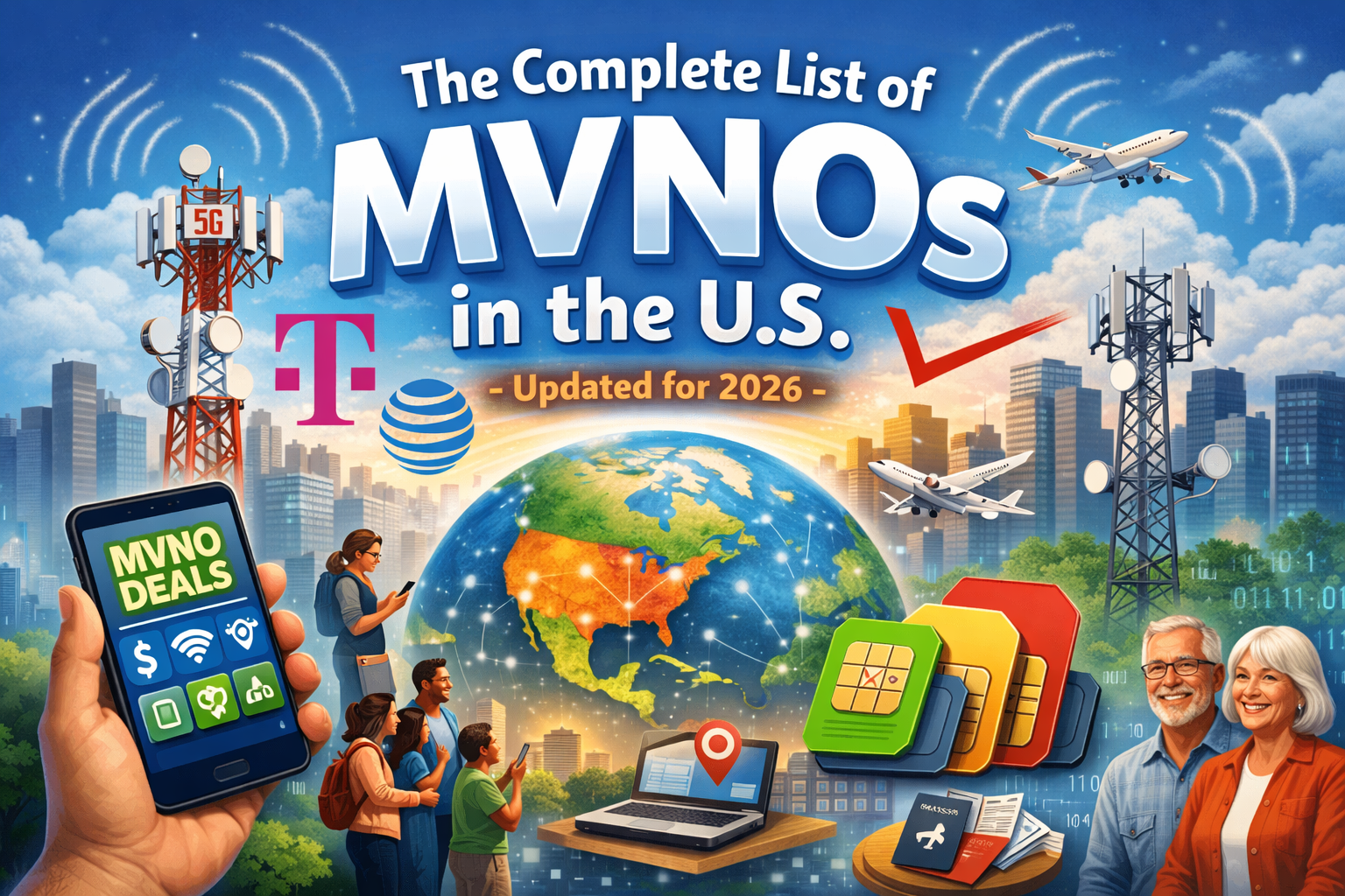 The Complete List of MVNOs in the U.S. – Updated for 2026